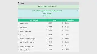 Employee Campus Shipping Software Demo