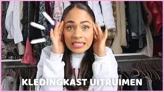 MIJN KLEDINGKAST OPRUIMEN *Satisfying😍 || Denise Anna