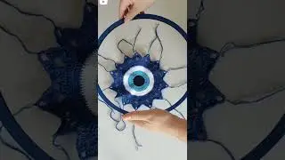 Passo a passo aqui no canal, MANDALA olho grego lind&iacute;ssima🧿