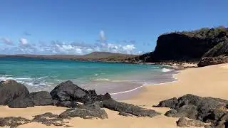 Beautiful secluded beach to yourself on the island of Molokai Hawaii