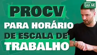 PROCV para montar ESCALAS DE TRABALHO [Aula 122]