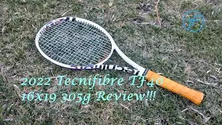 [Tennis Family] Beyond Expectation? 2022 Tecnifibre TF40 16x19 305g Racquet Review! 测评！