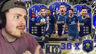 ALL TOTYS IN PACKS! 🔥 Opening 30x TOTY Premium Ligue 1 Upgrade Packs! FIFA 22 Ultimate Team