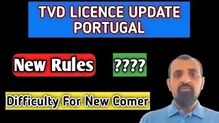 TVD License New Rules in Portugal | Portugal Immigration New Update | New Laws In Portugal |