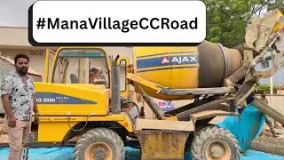 CC Road Construction Step by Step Process|| Ajax Argo 2500 || Village Cement Road ||Munna Vlogs 