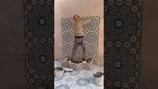 PROFESSIONAL Tile Installation Expert Techniques #shorts #video