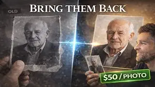 I Restored My Grandfather's 1940s Photo to 4K with AI! (Emotional Goldmine)