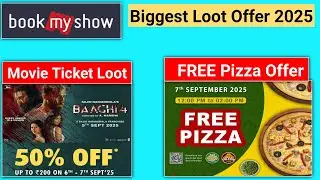Rs 29 Loot ll FREE Pizza Offer ll Movie ticket Discount Offer l Bookmyshow coupon code
