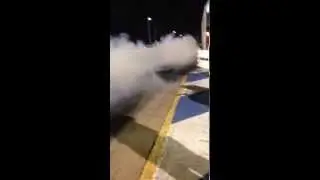 Doug Reh 1957 Buick burnout