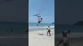 parasailing@pacific coast beach, Manuel Antonio, Costa Rica