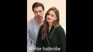 Winter bathrobe