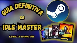 ✅COMO USAR IDLE MASTER PARA FARMEAR CROMOS EN 2025