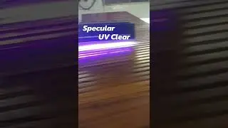 UV Clear.. #cabinetpainting #highglossfinish #woodworking #clearcoat #uvclear #guitarbuilder #diy
