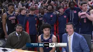 Arizona's Brayden Burries Post-Game Interview after UCF Win