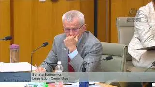 Senate Estimates - Bail-in Laws
