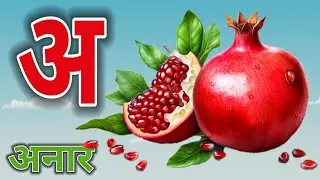 a se anar, aa se aam #hindivarnmala #हिंदीवर्णमाला #असेअनारआसेआम#chunchutv