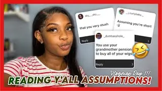 READING MY FOLLOWERS ASSUMPTIONS WHILE INSTALLING A WIG! Ft. ALI BFF HAIR | VLOGMAS DAY 11