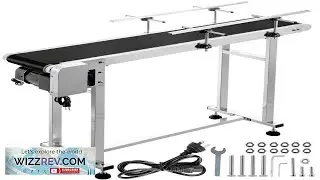 VEVOR Length 59 Inch Belt Conveyor Width 15.7 Inch PVC Conveyor Belt Motorized Conveyor