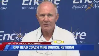 Opp head football coach Mike Dubose retiring