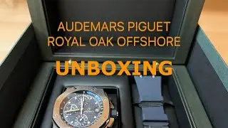 UNBOXING THE AUDEMARS PIGUET (AP) ROYAL OAK OFFSHORE 26238ST.OO.2000ST.01