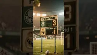 PALMEIRAS CHAMPION OVER REAL MADRID TWICE #palmeiras