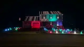2021 Christmas Lights | Thunderstruck - AC/DC