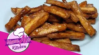 CAMOTE CUE STRIPS / CAMOTE CUE FRIES / SWEET POTATO  with Caramelized Brown Sugar