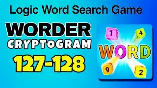 WORDER Logic Word Search Game level 127 128