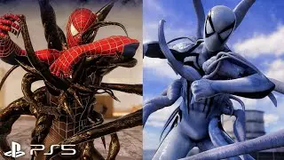Raimi Symbiote Suit & Anti-Venom Suit (MAX LEVEL) - All Abilities Combat Gameplay | Spider-Man 2 PS5