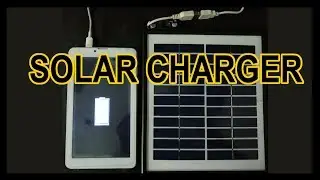 HOW TO MAKE SOLAR MOBILE CHARGER