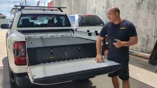 Trek4x4 Ute Drawers fitted to Next Gen Ford Ranger 2022+ (Aussie Made)