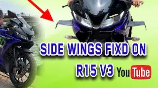 R15 v3 Fly Wings Fixed | side winglet | Unboxing | Aerodynamic | Monster | Modified R15 v3 | Yamaha