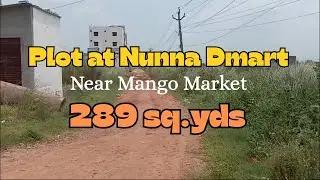 🏡 Vijayawada Nunna Road D-Mart Opposite | 289 Sq Yards Corner Plot | East-North Facing 