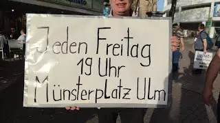 Ulm,03.10.2025  #demo in #ulm f&uuml;r #frieden #freiheit #selbstbestimmung -  #live #livestream #0310