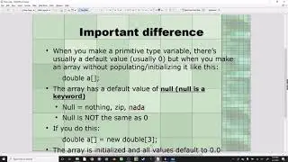Lesson 5 - Arrays
