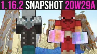 Minecraft 1.16.2 Snapshot 20w29a Pillager Salute Patched & Many Bug Fixes!