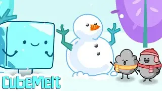 A Very CubeMelt Christmas 🎄The Misadventures of Cubemelt | Cartoons For Kids