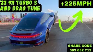 Forza Horizon 5 | Porsche 911 Turbo S 1450HP l AWD Drag Tune with Share code and Anti Lag