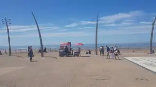 Very Busy Blackpool Central Promenade
