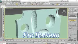 3ds Max Basic Modeling Boolean Operations