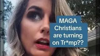 MAGA Christians are turning on Tr*mp for 2 reasons. 