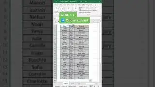 Copier un tableau en conservant la largeur de cellules | Astuce Excel #shorts