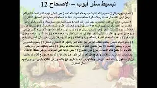 9- تبسيط سفر أيوب - الإصحاح 12,13,14 - مدرسة الألم 12,13,14 - (تطلع إلى السماء ) - ابونا لوقا ماهر