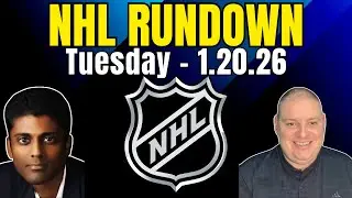 Tuesday NHL Rundown Picks - 1/20/26 l Craig Trapp & Indian Cowboy NHL Betting Picks & Predictions