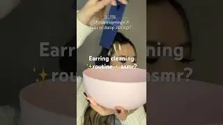 #earring cleaning asmr 💗 #piercing #earpiercing #earrings #piercings #pierced #earringslovers