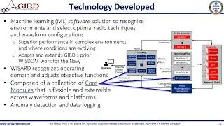 GIRD Systems Navy STP Tech Talk on WISARD