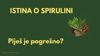 Zašto Spirulina Nije Samo Dodatak Ishrani #spirulina #superhrana #detoks #imunitet