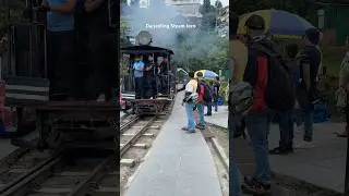 Darjeeling Steam Loco, dhr, darjeeling toy train, train videos indian railways, #shorts #railway