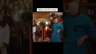 Guy gets zapped by a tesla coil #shorts