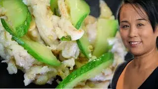 Chicken & Cucumber Stir-Fry - Chinese Style Cooking Recipe